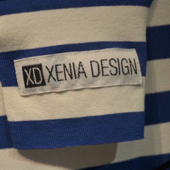 Spring 17 Xenia Striped Jersey Boxy Cropped Tee - Picture 10 of 12